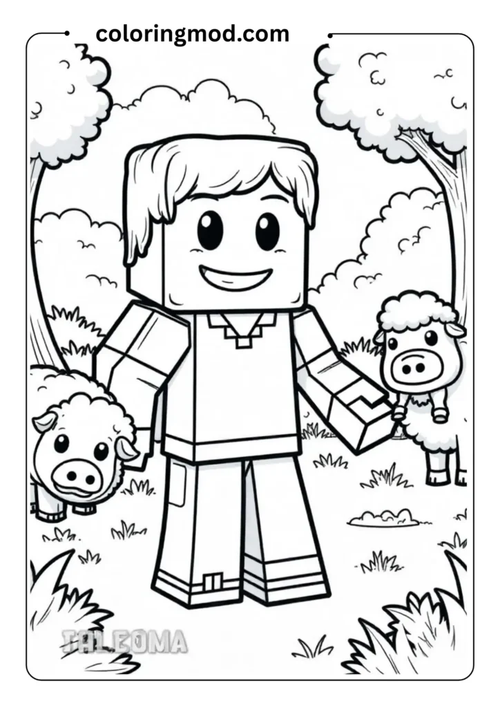 Baby Minecraft animals