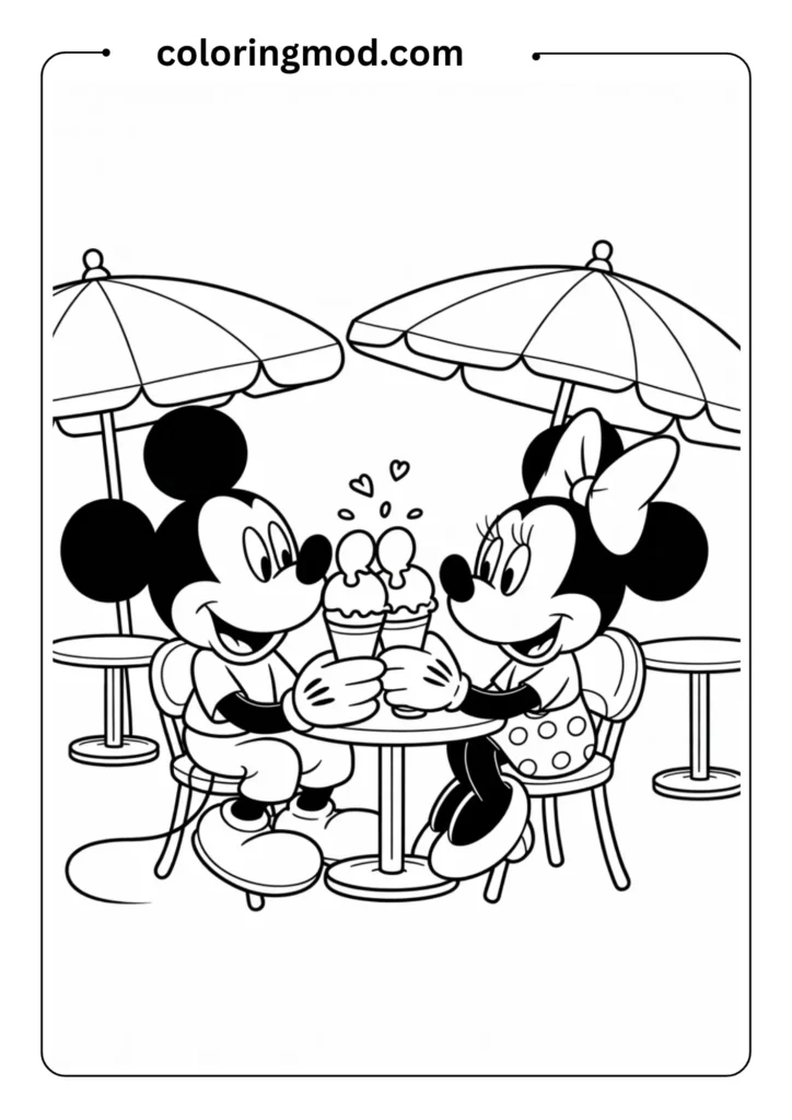 Mickey Mouse Coloring Pages 