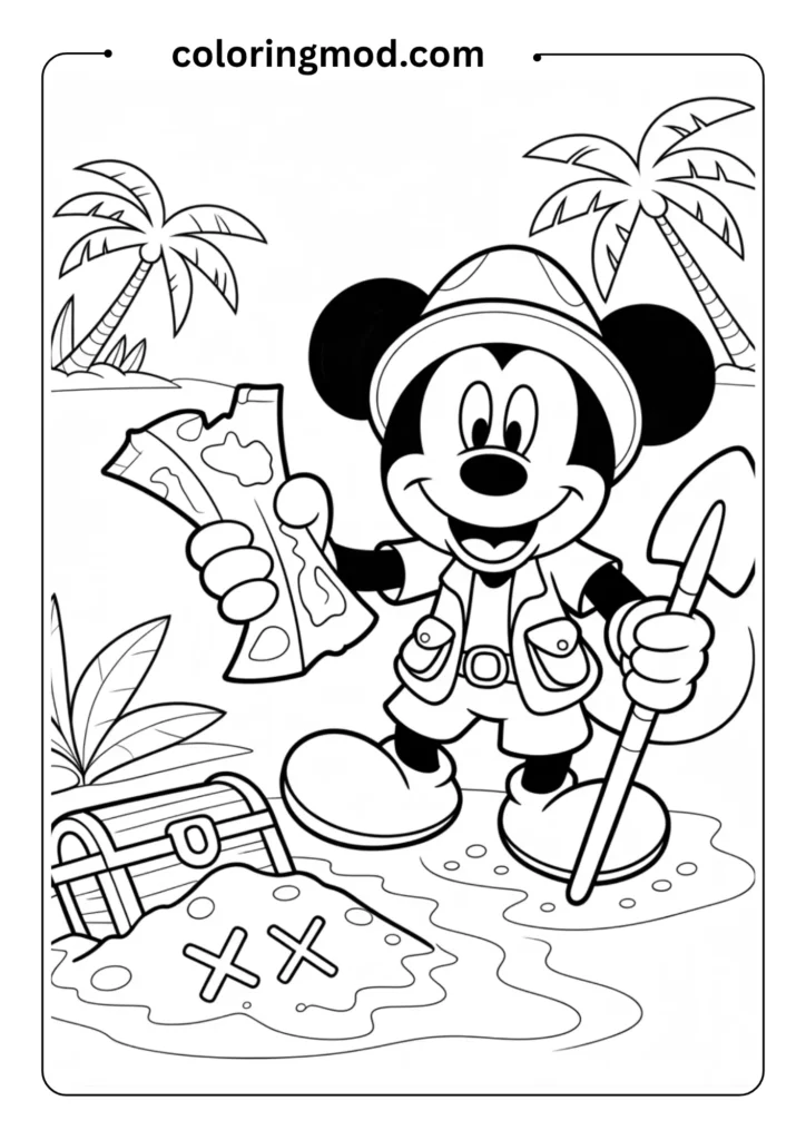 Mickey Mouse Coloring Pages