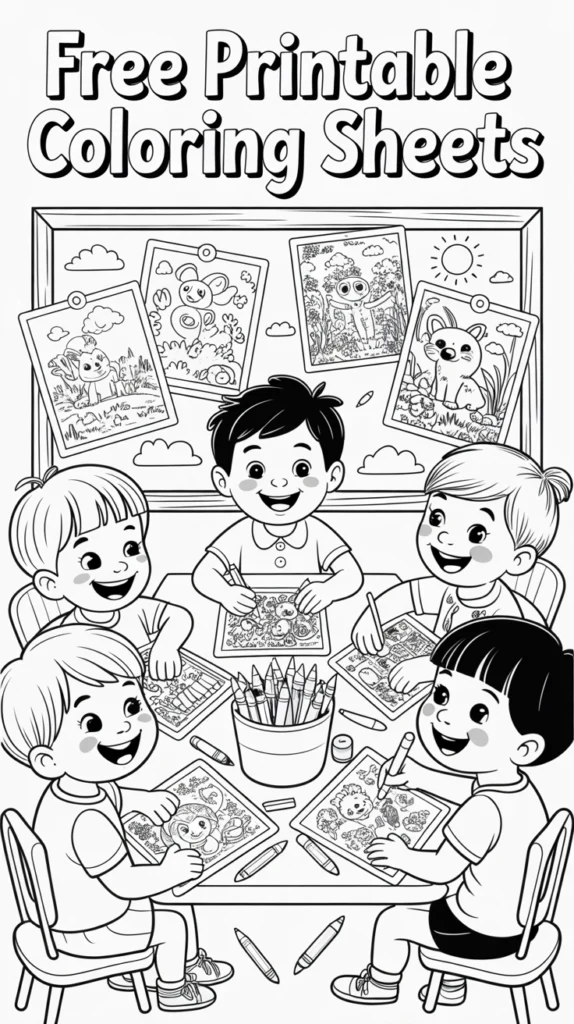 Free Printable Coloring Sheets