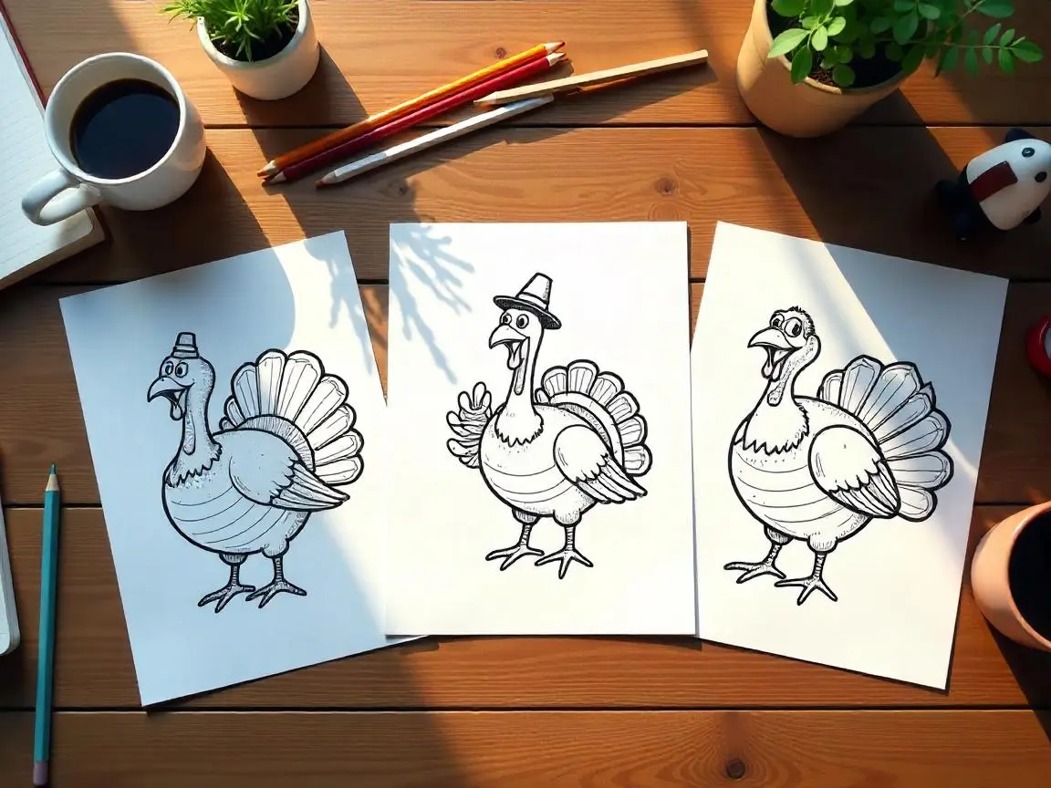 Thanksgiving Coloring Pages