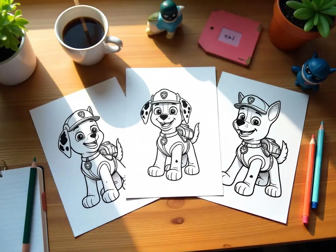 Paw Patrol Coloring Pages