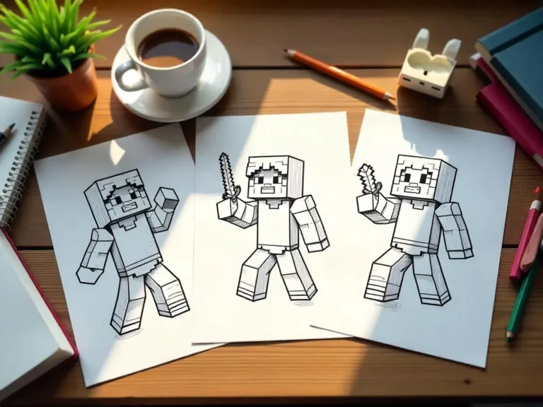 Minecraft Coloring Pages