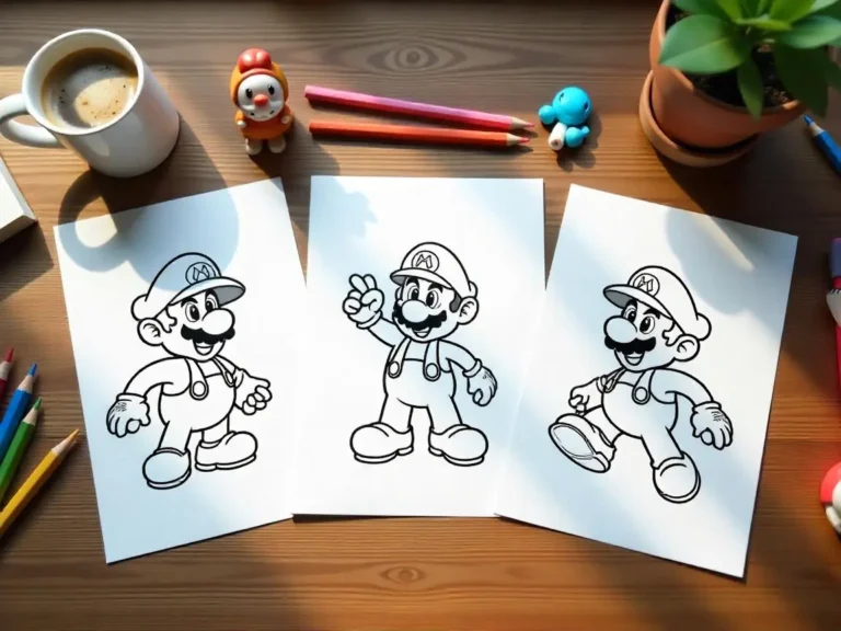 mario coloring pages
