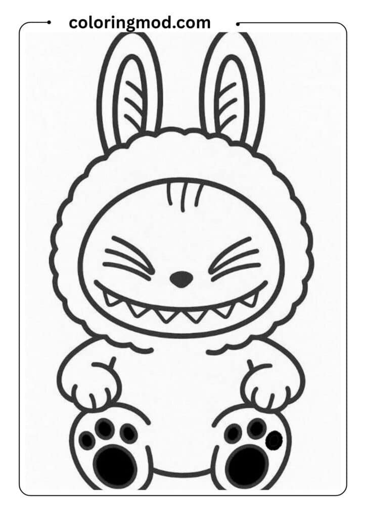 labubu coloring pages 