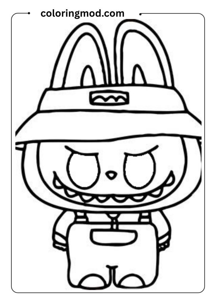 labubu coloring pages 