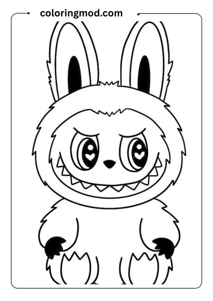labubu coloring pages 