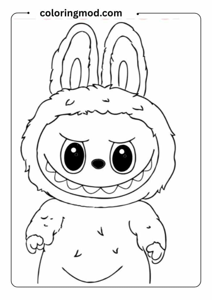 labubu coloring pages 