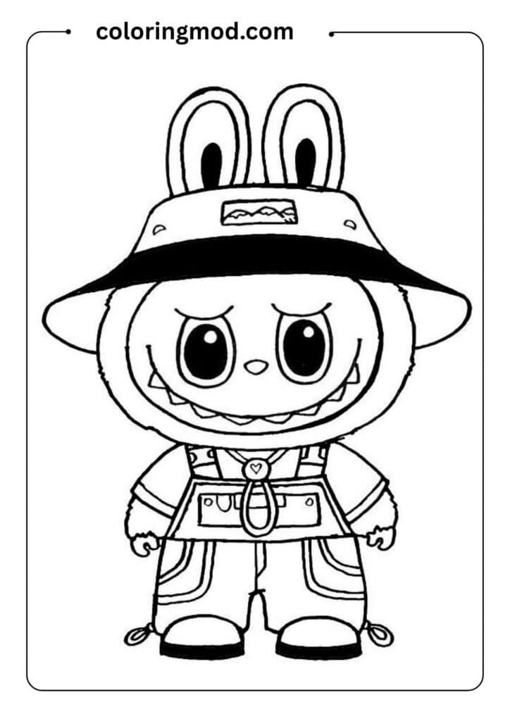 labubu coloring pages 