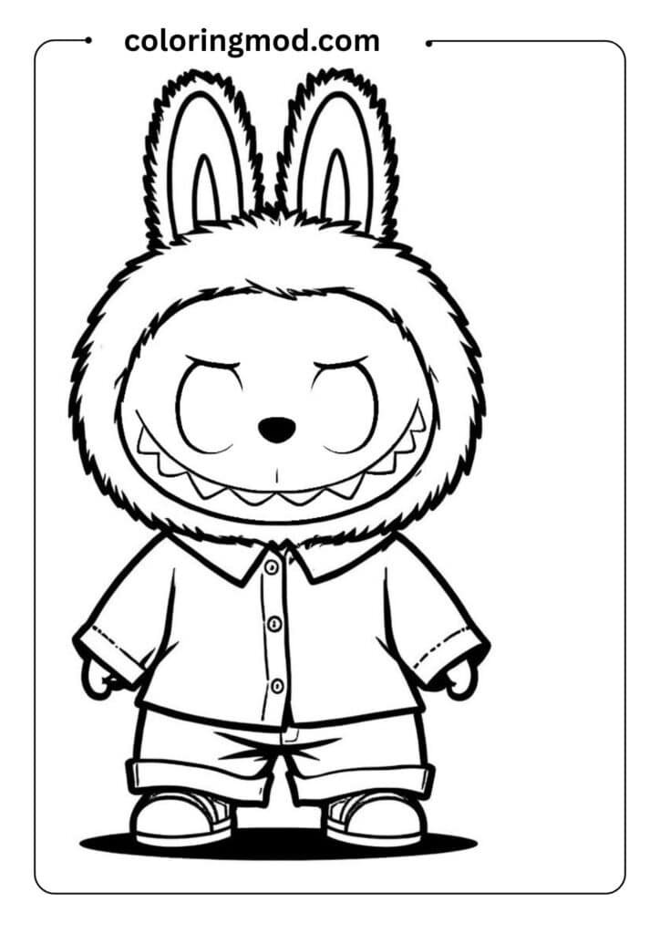labubu coloring pages 