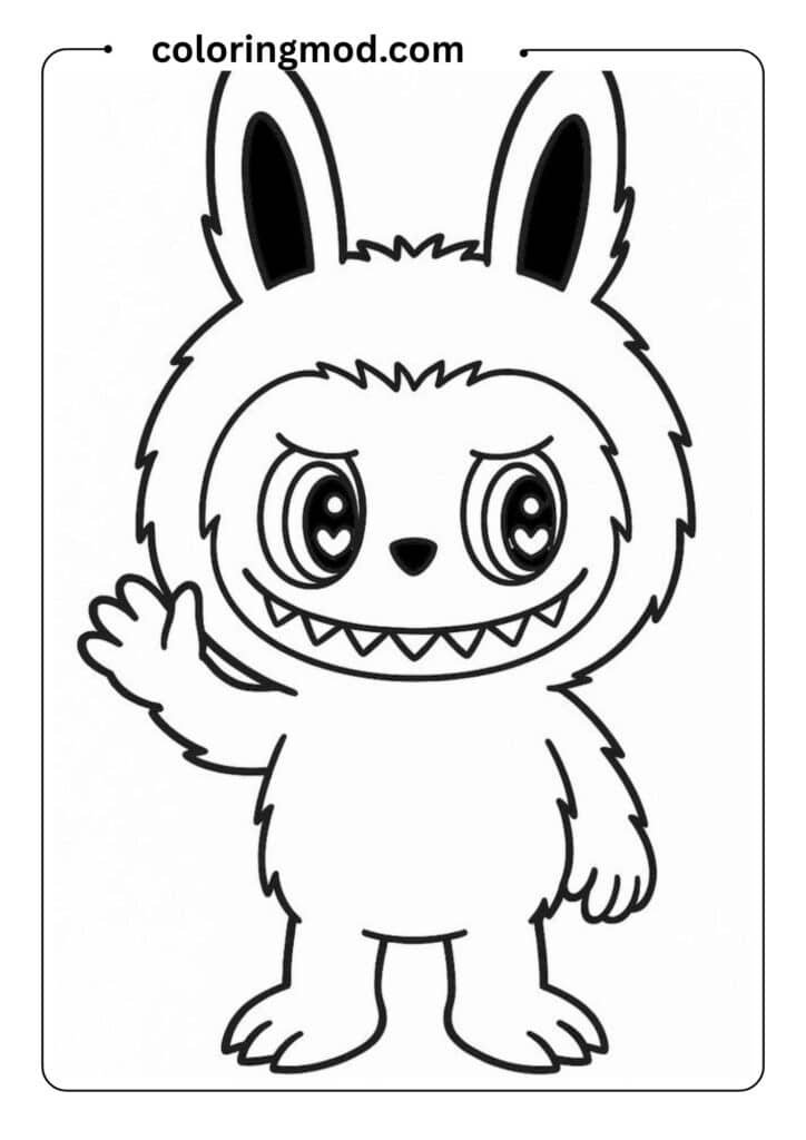 labubu coloring pages 