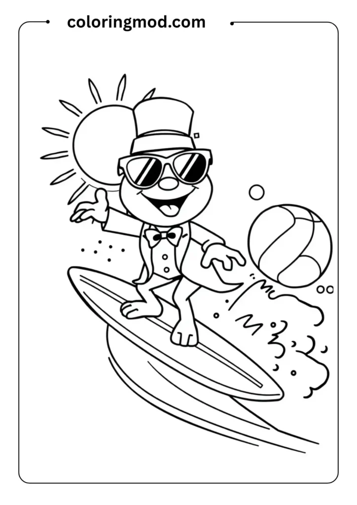 Tuxedo coloring page showing a young Rottweiler puppy in protective stance