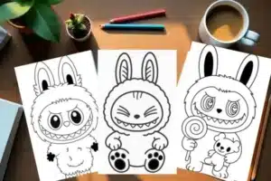 Labubu Coloring Pages