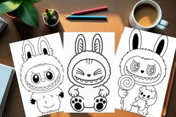 Labubu Coloring Pages