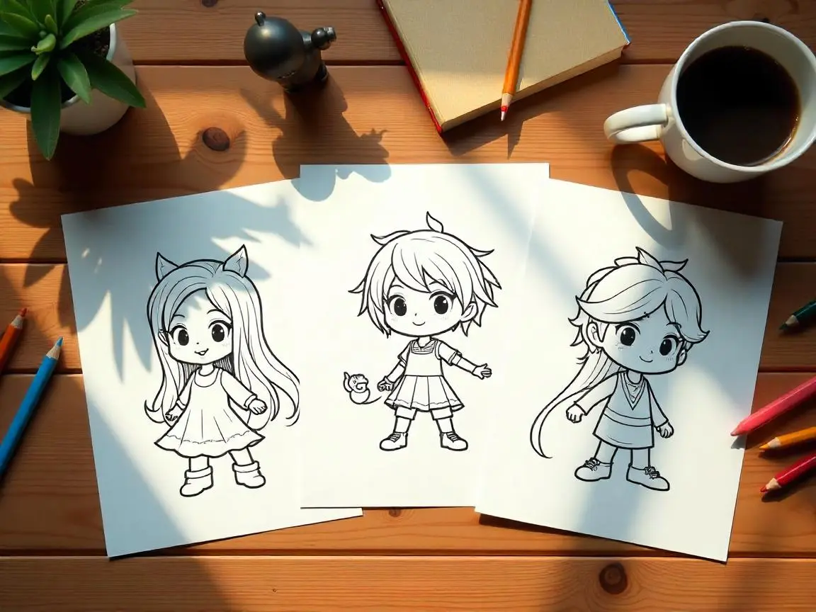 Cute Coloring Pages
