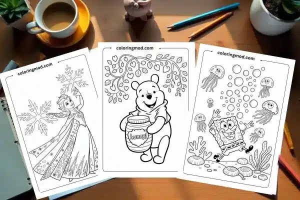 Cartoon Coloring Pages