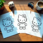 Hello Kitty Coloring Pages